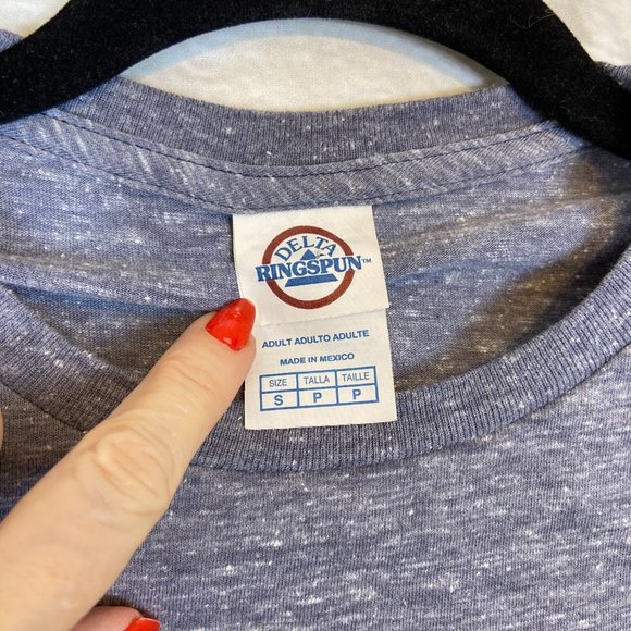 PIKES PEAK TShirt Small Souvenir Shirt Gray Graphic T Delta Ringspun Colorado - Picture 3 of 6